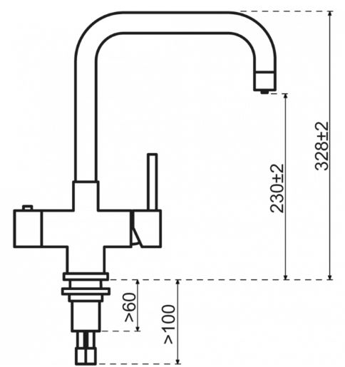 selsiuz-3-in-1-kokend-water-kraan-haaks-mat-zwart-single-boiler-tekening